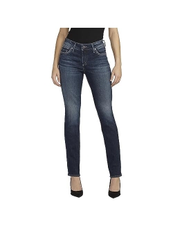 Elyse Mid-Rise Straight Leg Jeans L03403ECF335