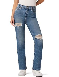 Jeans Remi High-Rise Straight in Destructed Lucent