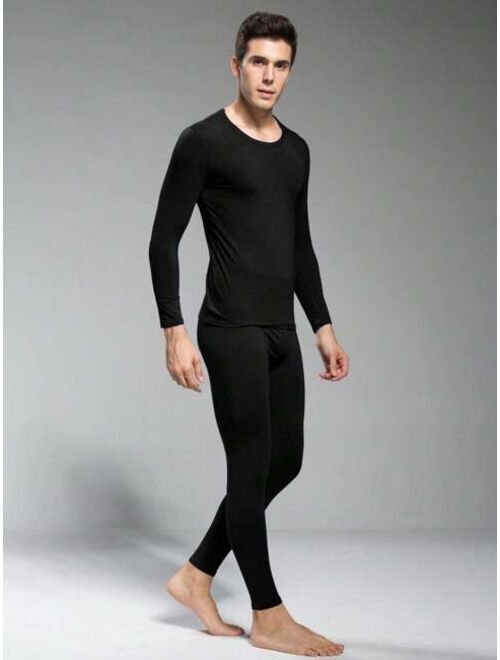 Men s Thermal Underwear Set Autumn winter Warm Clothes For Men Trendy And Cool Casual Wear Winter Outerwear Innerwear For Men Perfect For Autumn Outfit