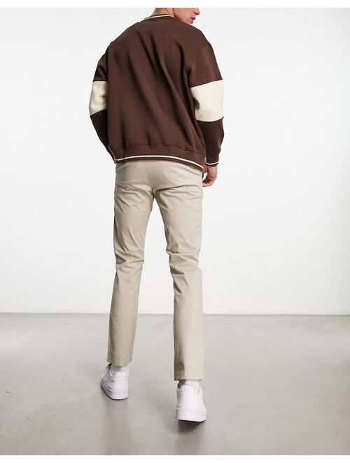 New Look skinny chino in stone