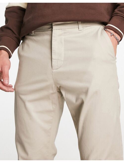 New Look skinny chino in stone
