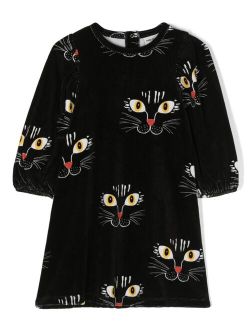Angry Cat velour dress
