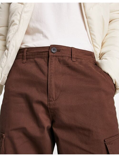 New Look cargo pants in brown
