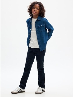 Kids Original Straight Corduroy Jeans with Washwell