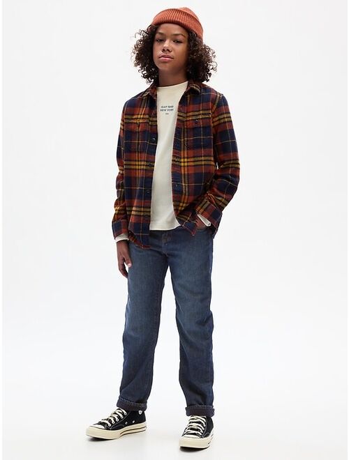 Gap Kids Lined Original Straight Jeans with Washwell