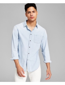 Men's Chambray Denim Shirt, Created for Macy's