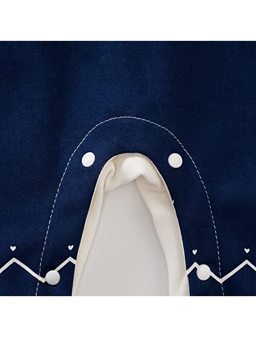 RELABTABY My First Christmas Baby Boy Girl Outfit Newborn Romper Infant Long Sleeve Xmas Santa Onesie Elf Reindeer Clothes