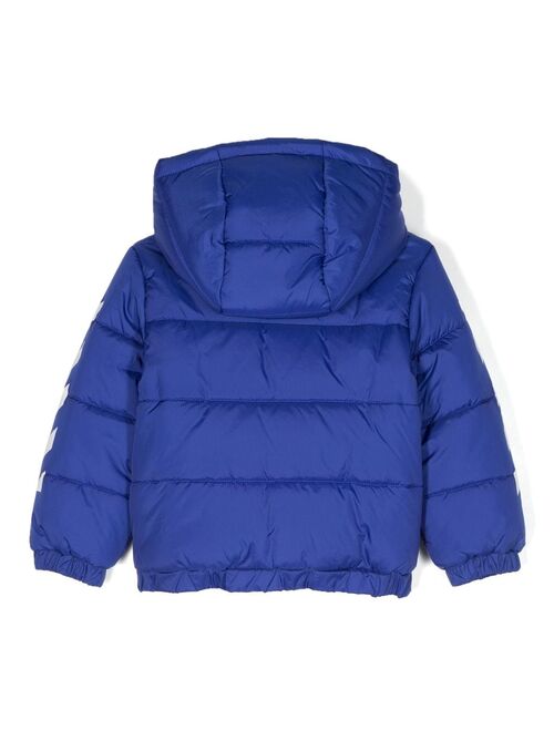 Off-White Kids Arrows-motif hooded puffer jacket
