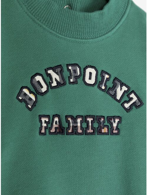 Bonpoint logo-embroidered knitted sweatshirt