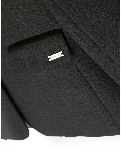 Monnalisa logo-plaque long-sleeve blazer
