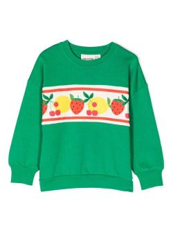 fruit-print sweatshirt