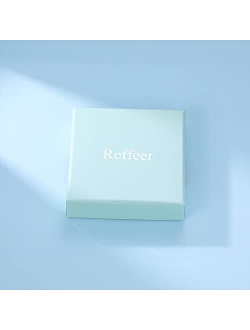 Reffeer Solid 925 Sterling Silver Crystal Snowflake Stud Earrings for Women Girls Winter Snow Stud Earrings