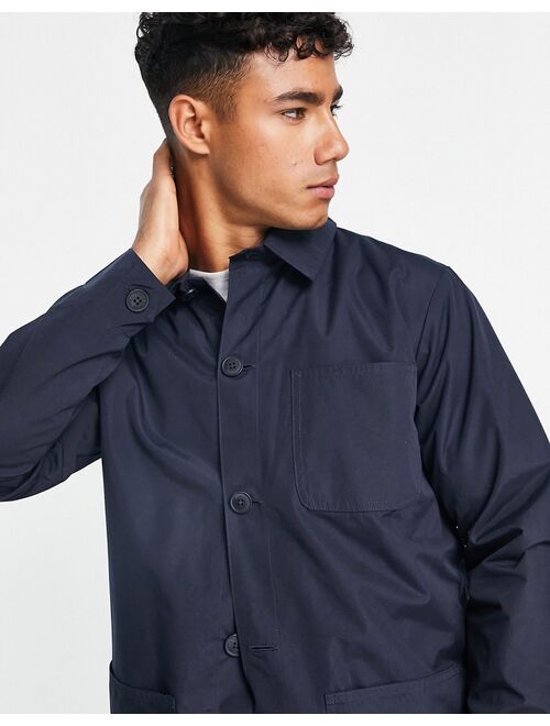 French Connection lined utility jacket in navy