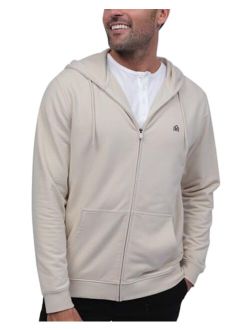 INTO THE AM Premium Zip Up Hoodies for Men S - 4XL Casual Lightweight Fitted Full Zip Sweatshirt