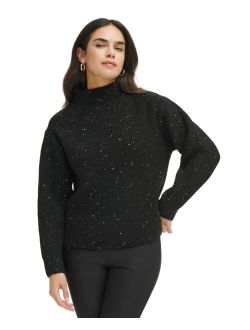 Women's Sequin-Embellished Knit Sweater