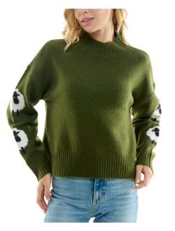 Ultra Flirt Juniors' Sheep Mock-Turtleneck Sweater