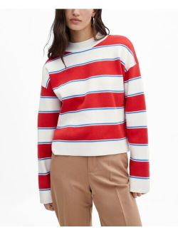 Women's Wide Striped Sweater