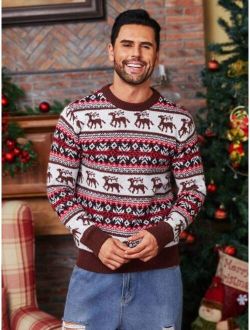 Men Christmas Pattern Sweater