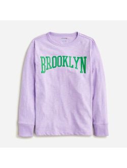 Kids' long-sleeve Brooklyn graphic T-shirt