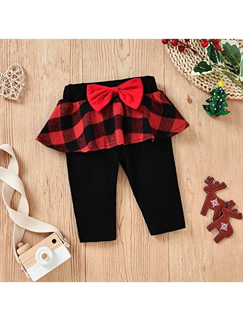 Aalizzwell Infant Baby Girls Christmas Outfits