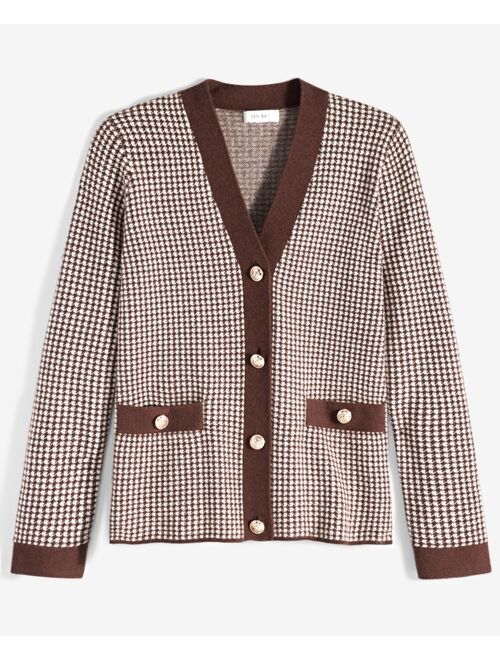 ON 34TH Women's Jacquard Cardigan, Created for Macy's