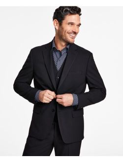Men's Classic-Fit Stretch Solid Suit Jacket, Created for Macy's