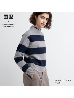 Premium Lambswool Long-Sleeve Sweater