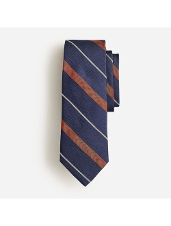 Italian silk tie in stripe