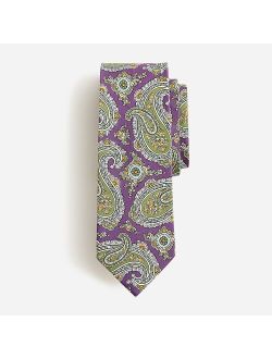 Italian silk tie in paisley