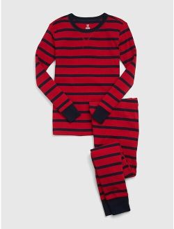 Kids 100% Organic Cotton Stripe PJ Set