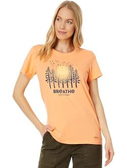 Life is Good Breathe Forest Short Sleeve Crusher Tee