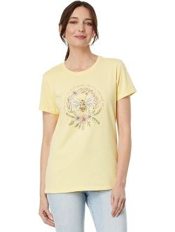 Life is Good Dreamy Bee Happiness All Around Crusher Tee