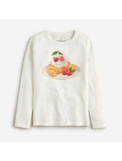 Girls' sequin pastry graphic T-shirt