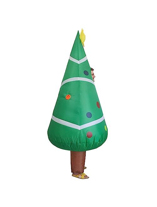 "Champwin" "For" "The" "Winners" Inflatable Christmas Costume for Adults Funny Blow Up Costume for Holiday Party