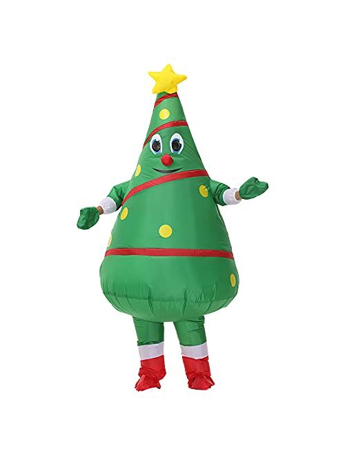 eLUUGIE Inflatable Christmas Costume Cosplay Inflatable Costume for Adults/Christmas Party