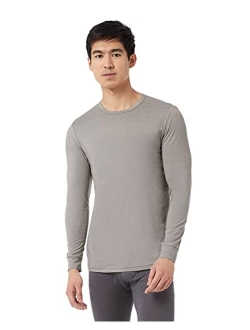 32o Degrees 32 Degrees Men's Lightweight Baselayer Crew Top | Long Sleeve | Form Fitting | 4-Way Stretch | Thermal