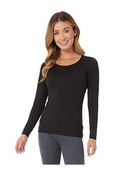 32o Degrees 32 Degrees Women's Lightweight Baselayer Scoop Top | Long Sleeve | Form Fitting | 4-Way Stretch | Thermal
