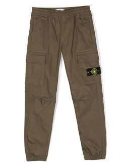 Junior Compass-patch cargo trousers