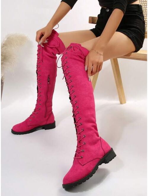 Shein Women's Four-seasons Outdoor Fashionable Comfortable Trendy Boots