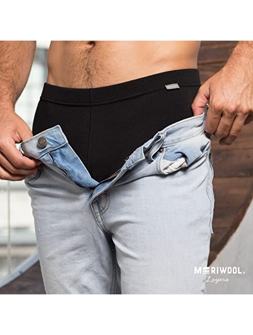 MERIWOOL Mens Base Layer 100% Merino Wool Heavyweight 400g Thermal Pants