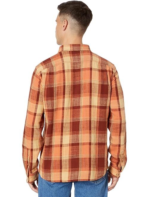 L.L.Bean Signature Heritage Textured Flannel Plaid Shirt