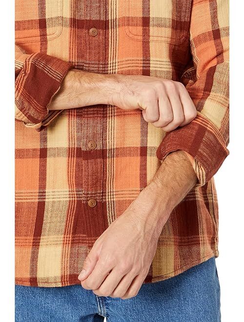 L.L.Bean Signature Heritage Textured Flannel Plaid Shirt