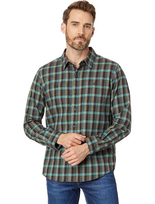 L.L.Bean Wicked Soft Flannel Shirt Plaid Slightly Fitted