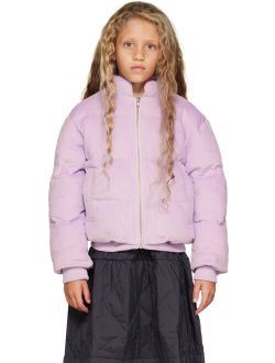 Kids Purple Helina Bomber Jacket