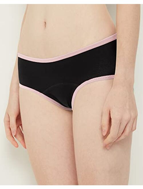 INNERSY Teen Girls Period Underwear Cotton Leakproof Menstrual Panties 3 Pack