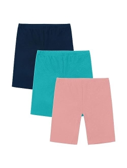 Teen Girls Shorts Cotton Under Dress Shorts Dance Shorts Bike Shorts for Teens Size 8-16 Pack of 3