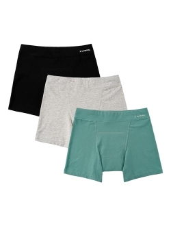 Girls Period Trunks Underwear Cotton First Starter for Teen Aged 8-16 Panties 3 Pack