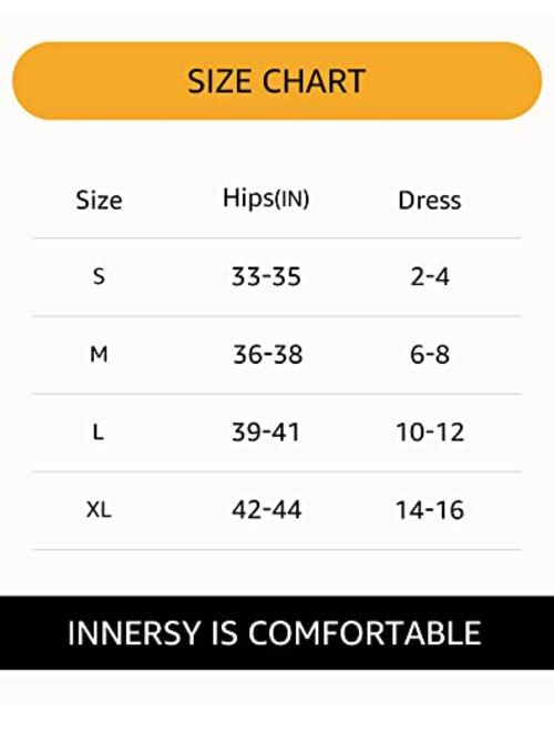 INNERSY Sporty Slip Shorts for Women Under Dresses Cooling Anti Chafing Shorts 3-Pack