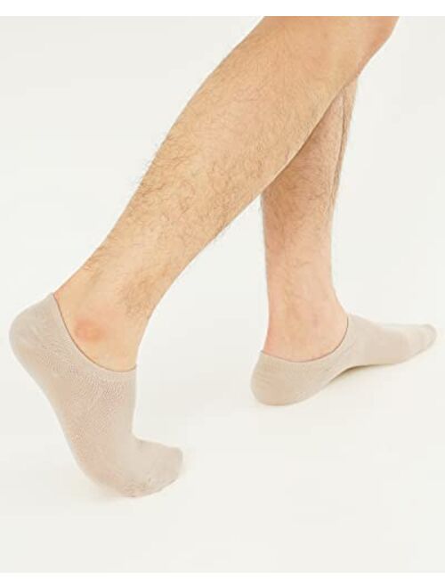 INNERSY Men's No Show Socks Soft Low Cut Ankle Socks 5 Pairs