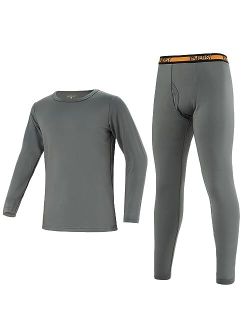 Boys Thermal Underwear Lightweight Long Base Layer Sets 1 Pack